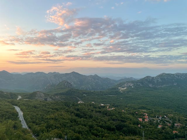 sunset landscape